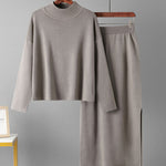 Zeagoo Women's Casual Loose Fashion Long Skirt Two-piece Set