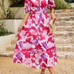 Arabella | Floral Midi Dress