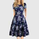 Evelyn Quinn | Retro A-Line Summer Dress