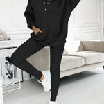 Casual and Comfortable Three-piece Sweatshirt Set