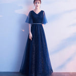 Elise Robertson | Sparkle Tulle A-line Maxi Gown For Women