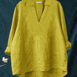 Maria Linen Blouse