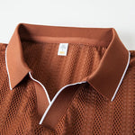 Giulio Woven Collar Polo