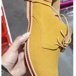 Owen Mitchell | Suede Lace-Up Shoes For Men