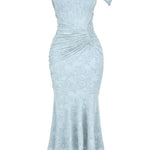 Blue bell floral maxi dress