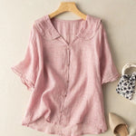 Winifred | The Scalloped Collar Airy Blouse