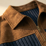 Lorenzo Cotton Rib-Knit Quarter-Zip