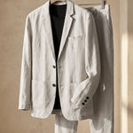 Lorenzo Linen-Blend Suit