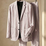 Lorenzo Linen-Blend Suit