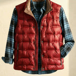 Lorenzo White Duck Down Vest