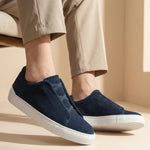 Alberto Leather Slip-On Sneakers