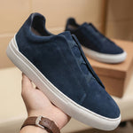 Alberto Leather Slip-On Sneakers
