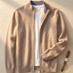 Valerio Wool Zip Cardigan