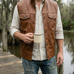 Ricardo Leather Vest