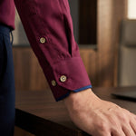 Giacomo Smooth Woven Button-Down Shirt