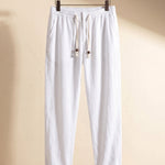 Raffaele Linen Drawstring Trousers