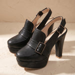 Teodora Platform Slingback Loafers