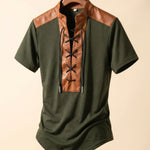 Renzo Lace-Up T-Shirt