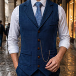 Oscar Herringbone Waistcoat