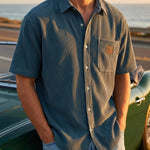 Massimo Corduroy Short-Sleeve Shirt
