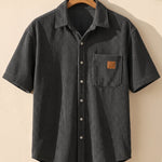 Massimo Corduroy Short-Sleeve Shirt