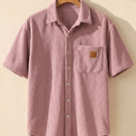 Massimo Corduroy Short-Sleeve Shirt