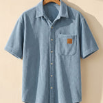 Massimo Corduroy Short-Sleeve Shirt