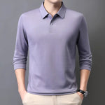 Piqué Long Sleeve Cotton Polo