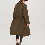 Zeagoo Double-sided Cashmere Coat Long Loose Woolen Jacket