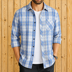 Brushed Plaid Flannel Overshirt