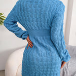 Zeagoo Women's Casual Twist Woven Sweater Dress