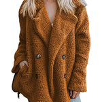 Faux Fur Coat Fuzzy Cardigan Warm Fleece Jacket - Zeagoo (Us Only)
