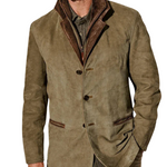 Arthur™ | Vintage Suede-Look Layered Blazer Jacket