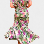 Alondra™ | Long Floral Dress with V-Neck