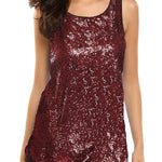Glitter Sequin Tank Tops - Zeagoo (Us Only)