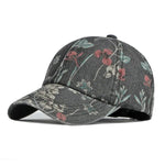 Roselle Floral Denim Cap