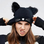 Mira Purr Knit Beanie