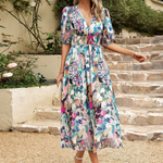 Arabella | Floral Midi Dress