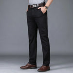 Marlowe Stretch Cotton Straight Trousers