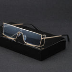 Aeroline Rimless Mirror Sunglasses