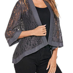 Zeagoo Women's 3/4 Sleeve Sheer Cardigan