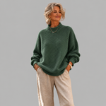 V|C - Relaxed Mock Neck Knit Sweater Ruthie