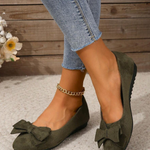 Giulia Fontana | Elegant Comfort Bow Flats For Women
