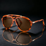 Valeria Tortoise Aviator Sunglasses