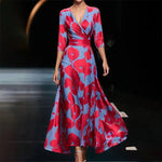 CLARA™ Timeless Floral Elegance Maxi Dress