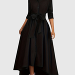 LIVIENNE | ELEGANT BUTTON-FRONT MAXI DRESS