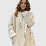 Mabel | Wool Blend Knitted Cardigan