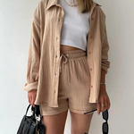 Phoebe | Cotton Shorts Set