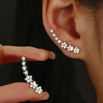 Elena | Light Catching Floral Earrings