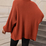 Zeagoo Women's Button Down Horizontal-Ribbing Longline Cardigan